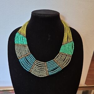 Elegant Multicolor Beaded Necklace